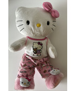 Rare Build a Bear Hello Kitty White Pink Bow 18” BAB Outfit W/Slippers M... - $233.74