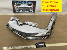 OEM 59 Cadillac LEFT DRIVER SIDE FRONT GRILL EXTENSION - $296.99