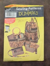 Simplicity 5076 Sewing Patterns for Dummies Bags Handbags Purse Uncut Purse - $9.49