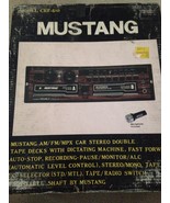 Mustang CRF-680 Car Stereo Double Tape Deck-Very Rare-Vintage-SHIPS N 24... - £366.05 GBP