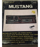 Mustang CRF-680 Car Stereo Double Tape Deck-Very Rare-Vintage-SHIPS N 24... - $8,841.91 MXN