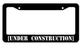 Under Construction Drag Drift JDM Racing Race Funny License Plate Frame - £8.37 GBP