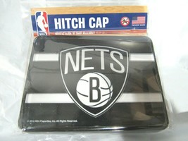 NBA Brooklyn Nets Laser Cut Trailer Hitch Cap Cover Universal Fit WinCraft - £21.49 GBP
