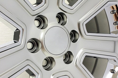 Chevy 20" Hyper Silver with Chrome Wheels fits 2000-18 Silverado Tahoe Suburban Item image 4