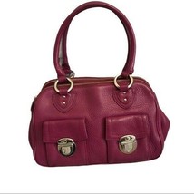 Wilson Leather Pelle Studio Pink Satchel Large Bag - £42.06 GBP