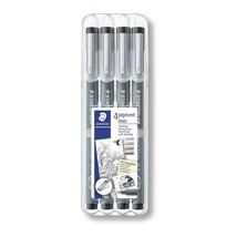 Staedtler Pigment Liner Pen (Wallet of 4) - £22.85 GBP