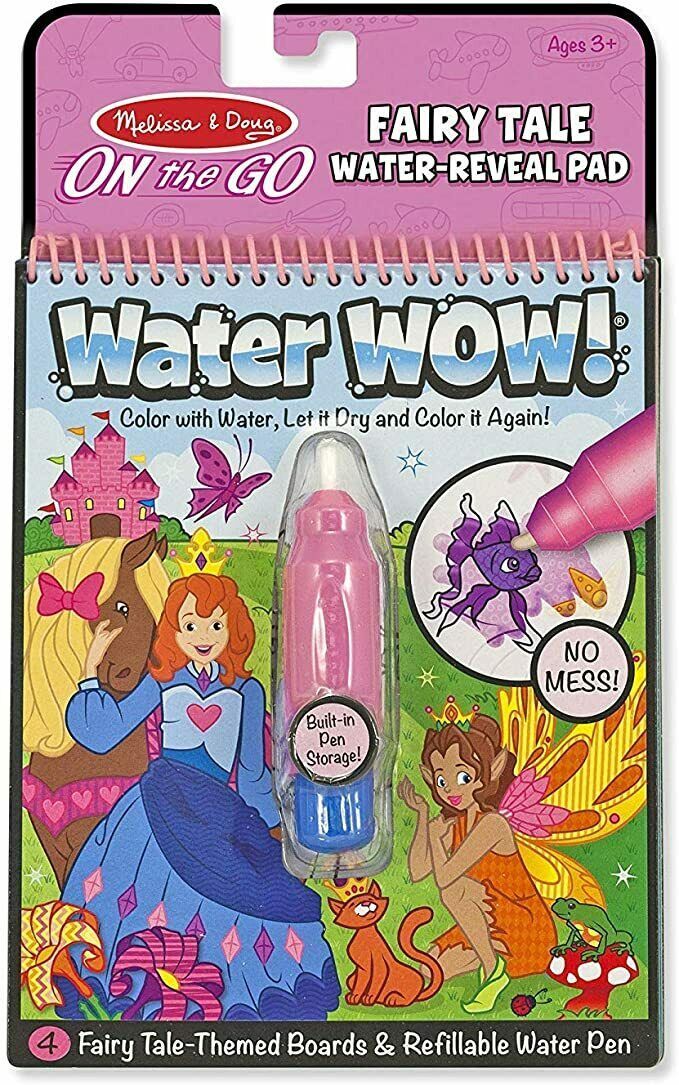 Water Wow Fairy Tales Coloring Book Melissa and Doug No Mess Water Creative - $5.99