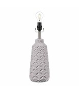 17.75 in. Dark Gray Ceramic Table Lamp Base Maximum and Match - £18.93 GBP