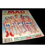 MAD Magazine 329 July/Aug 1994 GOOD NYPD BLUE Mort Drucker Cover David C... - $11.99