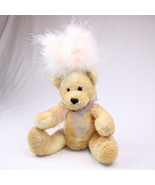 Laurel&#39;s Attic Chloe Bear Plush Brown 12&quot; Fluffy Bunny Ears Easter Dan D... - €9,07 EUR