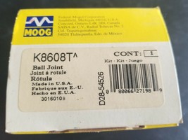 One(1) Moog K8608T Suspension Ball Joint Front Upper - Made in the USA - £12.85 GBP