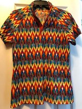 Nwt Ladies Tzu Tzu Sport Aztec Lucy Cap Sleeve Golf Shirt - L &amp; Xl - £47.94 GBP