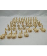 Set Of (60) 2003 Risk White Board Game Player Pieces - $9.89