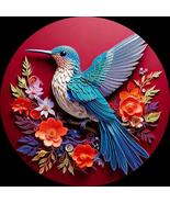 3D Hummingbird Coaster Clip Art 100 PNG Digital Download Bundle VOL 1 - $2.99