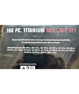 Drill Bit set 160 piece Titanium for steel / plastic / wood  - €24,95 EUR