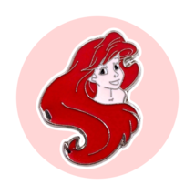 Little Mermaid Vintage Disney Pin: Ariel Princess Hair Portrait - $240.45 MXN