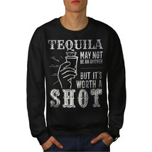 Wellcoda Tequila Shot Party Mens Sweatshirt, Drinks Casual Pullover Jumper - £24.11 GBP+
