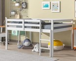 Full Loft Bed, Solid Wood Loft Bed Frame for Kids Girls Boys, White - $477.99