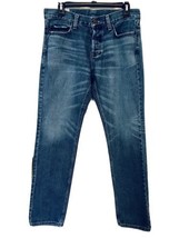 Hollister California Mens 30x30 Skinny Straight Leg Button Fly Medium Wash Jeans - £17.27 GBP