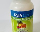 ReliOn Tropical Fruit Glucose Tablets 50 Chewable 7.4 oz Diabetics on th... - $10.79