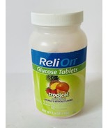 ReliOn Tropical Fruit Glucose Tablets 50 Chewable 7.4 oz Diabetics on th... - £8.48 GBP