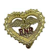 Vintage Society Registered Nurses Retired Gold Pin RNR &amp; Case .75&quot; Medicine - $14.00