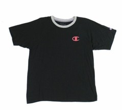 Champion Men&#39;s Cotton Pajama T-Shirt in Black- Size Medium - $17.99