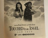 Touched By An Angel Tv Series Print Ad Vintage Roma Downey Della Reese TPA3 - $5.93