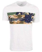 Sun + Stone Mens Chect Pocket Multi-Camo T-Shirt, Size Medium - $14.85