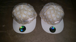 SRH Baseball Cap Hat White Gold Flexfit 210 Fitted 2 Sizes Available - £19.61 GBP