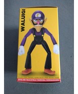 New! Super Mario Jakks Pacific Waluigi 3" Figure Nintendo Free Shipping - £13.44 GBP