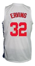 Julius Erving New York Nets Aba Retro Basketball Jersey New Sewn White Any Size image 2