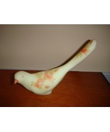 Fenton Glass Roses On Custard Happiness Bird - $570.01 MXN
