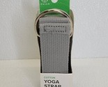 GAIAM 6’ Cotton Yoga Strap - Grey - NEW - $7.07