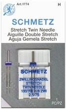 Schmetz Twin Stretch Machine Needles-Size 2.5/80 1/Pkg - £12.99 GBP