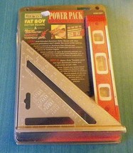 Empire Fat Boy Power Pack - Rafter Square &amp; Magnetic Torpedo Level - Nos! Usa! - £18.03 GBP