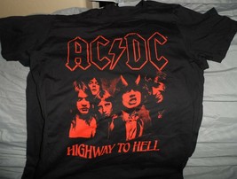 AC/DC - Distressed Highway To Hell Women&#39;s T-shirt Large - £12.70 GBP