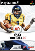 NCAA Football 09 - Sony PlayStation 2 PS2 Video Game  - $11.08