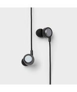 heyday Wired In-Ear Headphones USB-C Connector Built-In Mic Black - $13.64 CAD