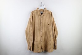 Vintage 90s Woolrich Mens 2XL XXL Faded Collared Flannel Button Down Shi... - $39.55