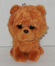 Ty Barley the Chow Chow 6&quot; Beanie Babies baby BOOS plush toy Brown - £8.08 GBP