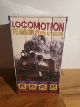 Locomotion The Amazing World of Trains A&amp;E 4-Tape VHS Set 1994 Railroad ... - $14.84