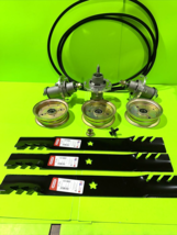 Deck Rebuild Kit Blade Spindle Belt Idler for Husqvarna MZ6128 FD61M 61 ... - $148.45