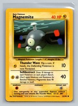 Pokemon Magnemite Base Set #053/102 Common - £1.55 GBP