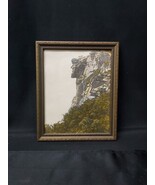 Early Hand Tinted Photo Print Old Man Mountain NH David Davidson Francon... - $70.06 CAD