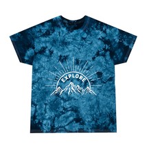 Tie-Dye Tee, Crystal: Vibrant and Comfortable 60s Retro Unisex T-shirt - £21.40 GBP+