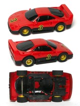 An item in the Toys & Hobbies category: 1991 TYCO Ferrari F-40 #3 Slot Car BODY & Free Rolling Chassis 6320 Variant OEM