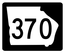 Georgia State Route 370 Sticker R4031 Highway Sign Road Sign Decal - £1.15 GBP+