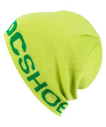 DC Shoes Co. USA Bromont Skull Beanie Lime Green Cap Hat NWT - £11.95 GBP