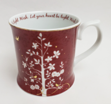 Starbucks Coffee Mug Cup Red Holiday Rosanna 2009 Let your heart be ligh... - $22.72